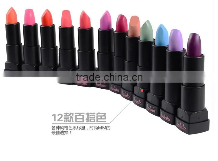 Wholesale Balala Waterproof Long Lasting Fashion Color Branded Names Lipstick,Colourful Lip Stick