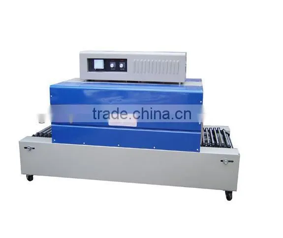 SPX GA semi automatic 3D infrared rays shrinker applied to PVC.POF, PP, PE heat shrink film
