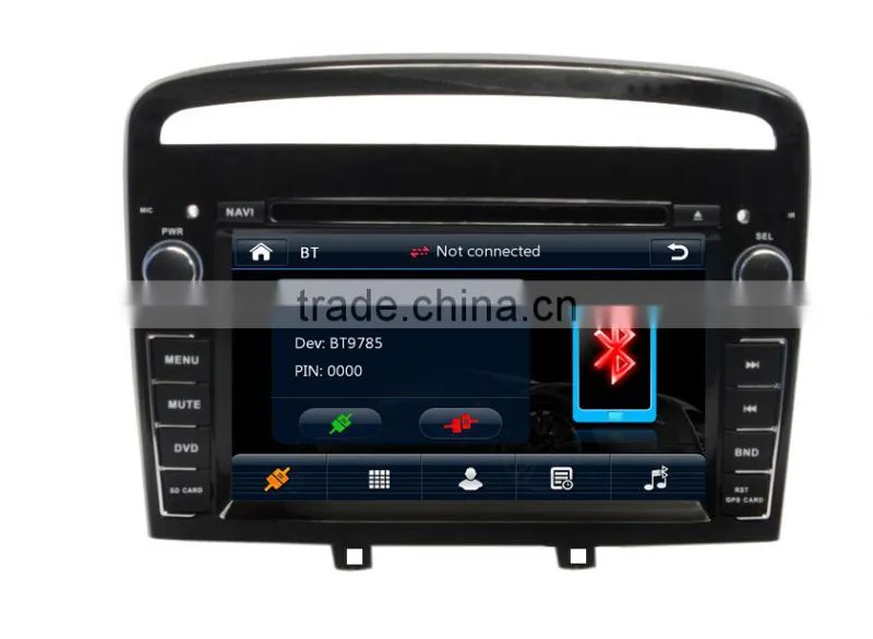 ZESTECH China Factory OEM ODM car CD player for Peugeot 408 Car dvd gps player