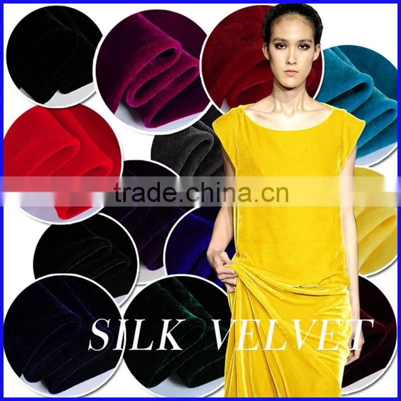 viscose rayon silk velvet fabric