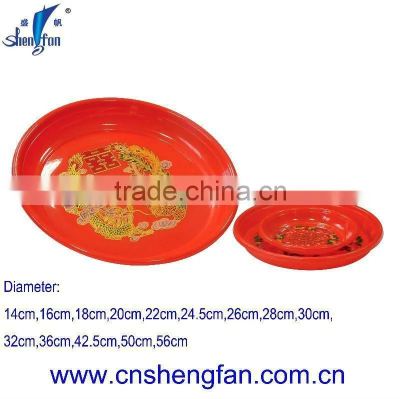 plastic round plate
