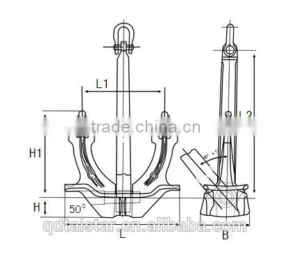 JIS STOCKLESS ANCHOR