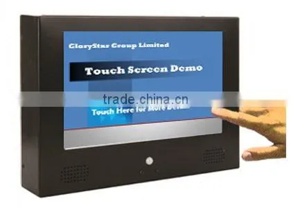 10.2" inch lcd ad player barcode scanner & touch screen function flexible lcd display
