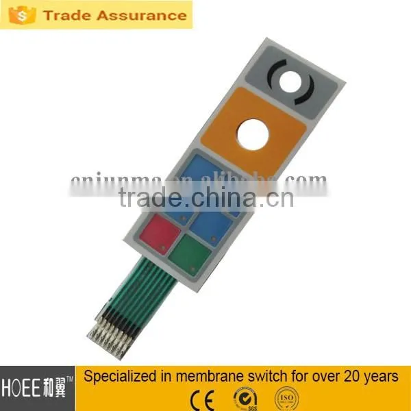 ZIF cable led membrane switch keypad