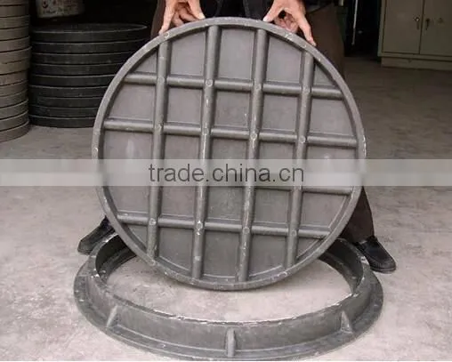 ductile foundry cast iron manhole covers with frames