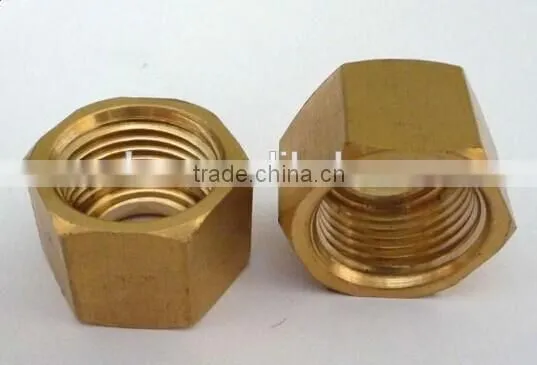 China hardware fastener professional supply standard size high quality copper hex nuts
