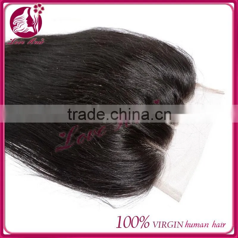 Factory price wholesale virgin brazilian hair closure, lace closure, silk top lace closure