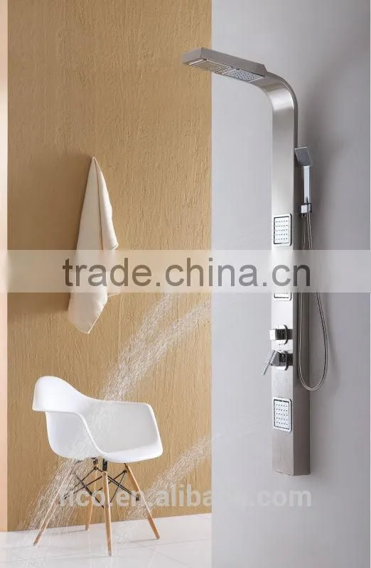 Fico 2015 FS-1508(Satin chrome), Stainless steel shower panel