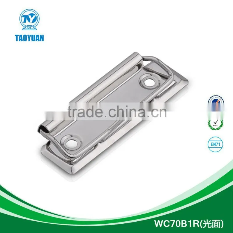 Nickle plate metal fashion clipboard clips, hardware stationery accessories