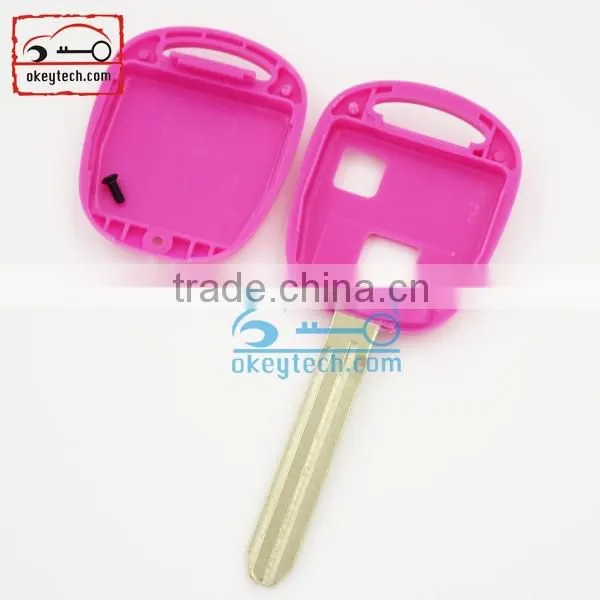 High Quatity Toyota remote key shell Purple cover Car Key 2 button toyota romote key shell case
