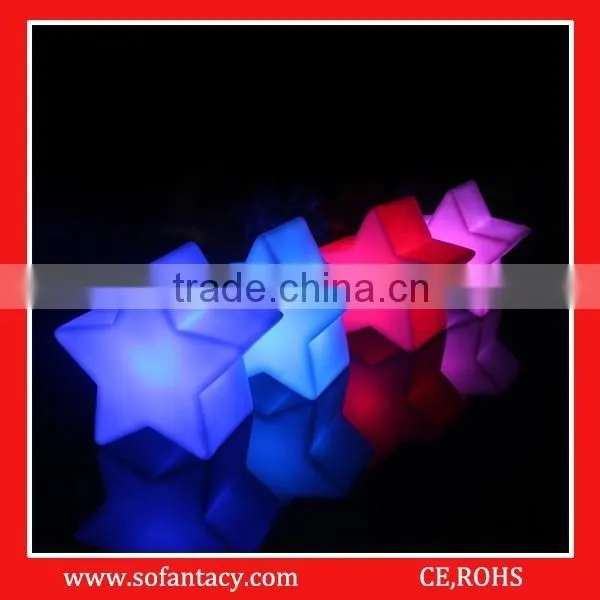 promotion led star shape party lamp