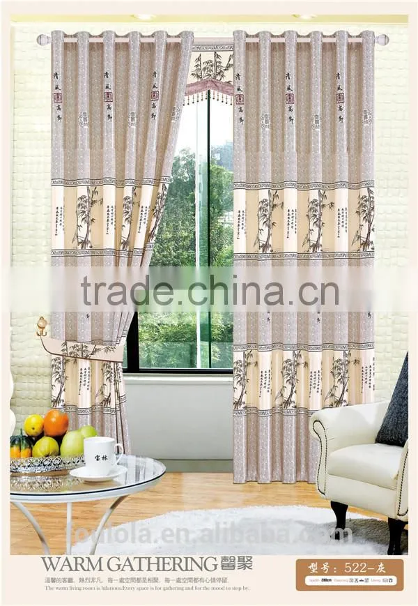 New design curtains oriental curtain design