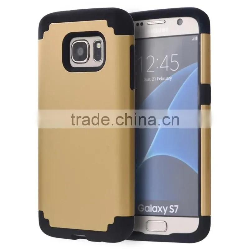 New Hybird TPU+PC Cover Ultra Thin 2 in 1 Shockproof Armor Robot Case for Samsung Galaxy S5 S6 S6edge S7 S7edge iPhone6 6s 6Plus