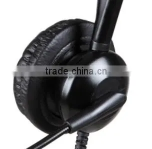 Professional noise cancelling call center headset with QD optional