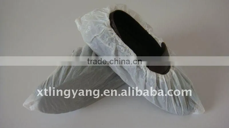 Disposable Plastic Shoe Cover Hand Made Machine Made