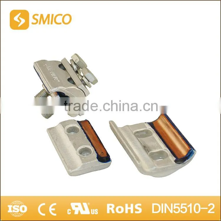 SMICO Cheap Products Copper Aluminum Parallel Groove Clamp With 1 2 3 Bolts