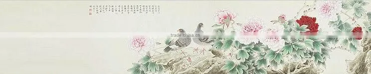 RORO Wealth and Auspice peony enamel pewter crystal decorative article for home decoration
