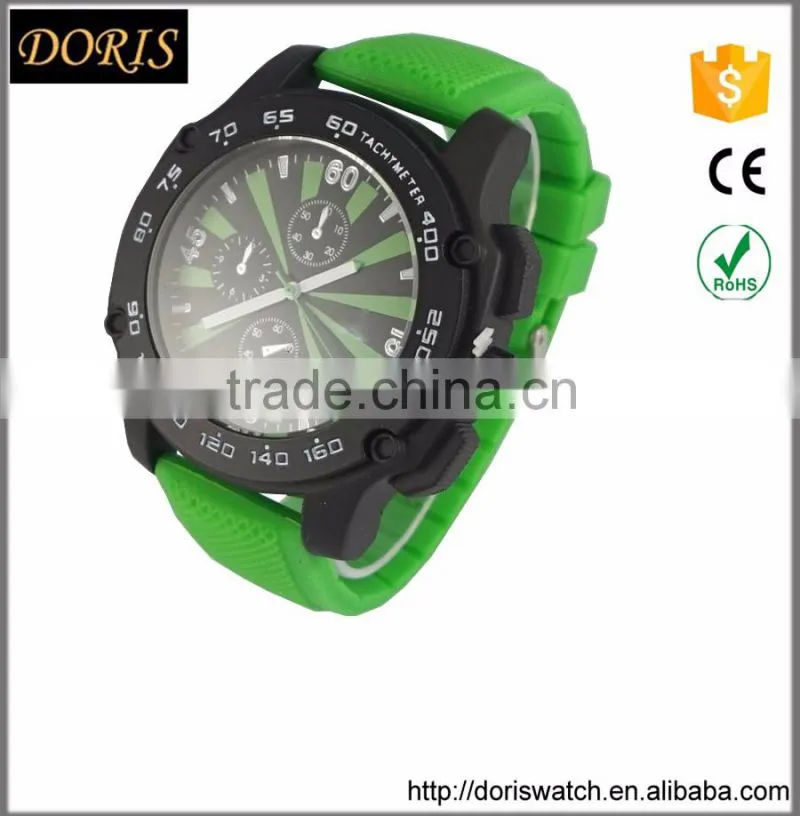 2016 luxury top brand silicone strap man watch