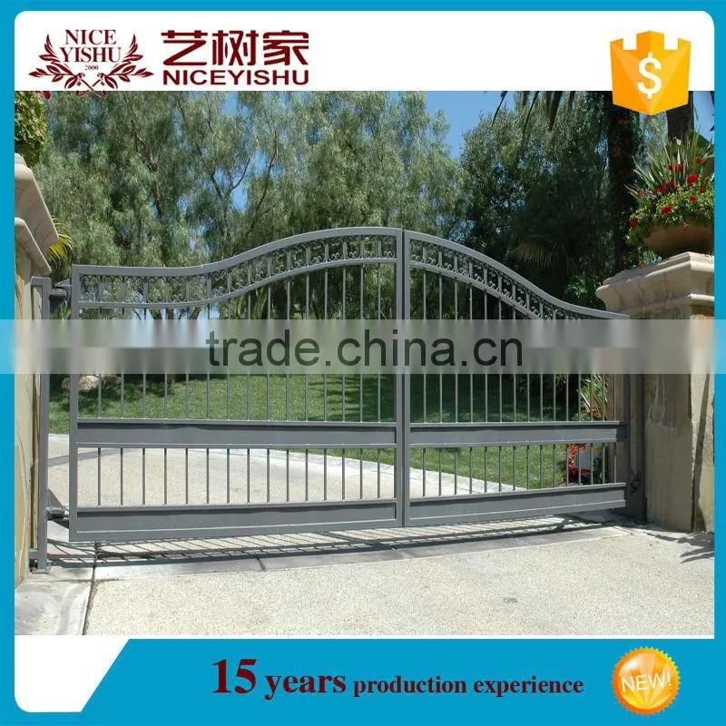 Forged wrought iron driveway modern iron gates design on alibaba online shopping