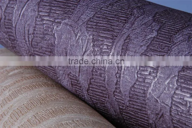 italian design lether effect deep embossed wallpaper with high quality