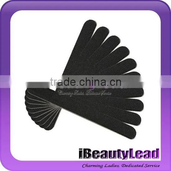 Double-sided thin nail file Black Thin Nail File