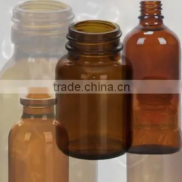 60ml-625ml Wide Mouth Amber glass bottles for tablet