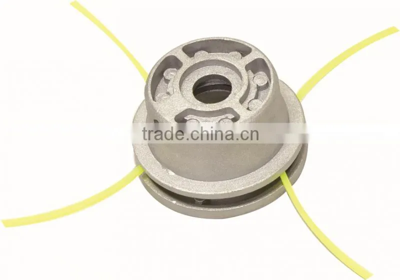 Aluminum trimmer head Grass Cutter Parts Aluminium Fixed Line Nylon Trimmer