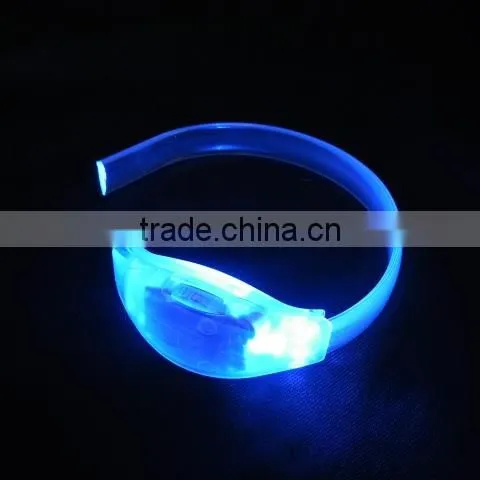 led flashing bracelet promotional led silicone bracelet