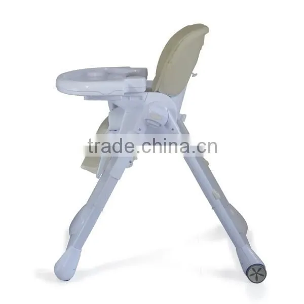 2016 new design restaurant baby high chair, portable baby high chair