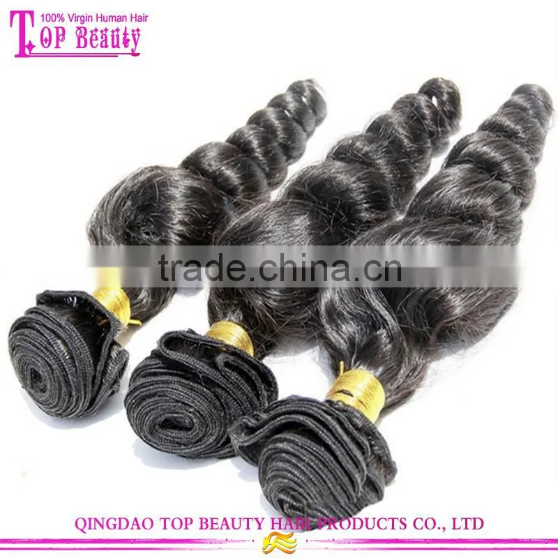 Hot Sale Peruvian Loose Wave Hair 6A Grade Unprocessed 100% Human Peruvian Hair Extension