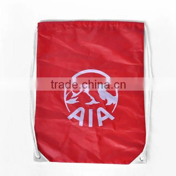 210D Polyester Draw String Beach Bag for Shoes Bag,Welcome OEM