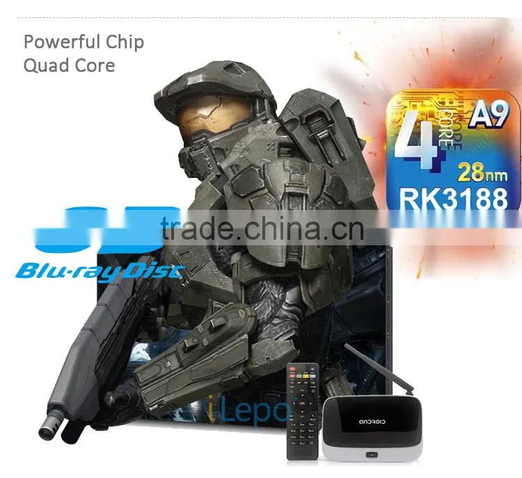 CS918 quad core android tv box, Rockchip rk3188 android smart tv box, CS918S android media player