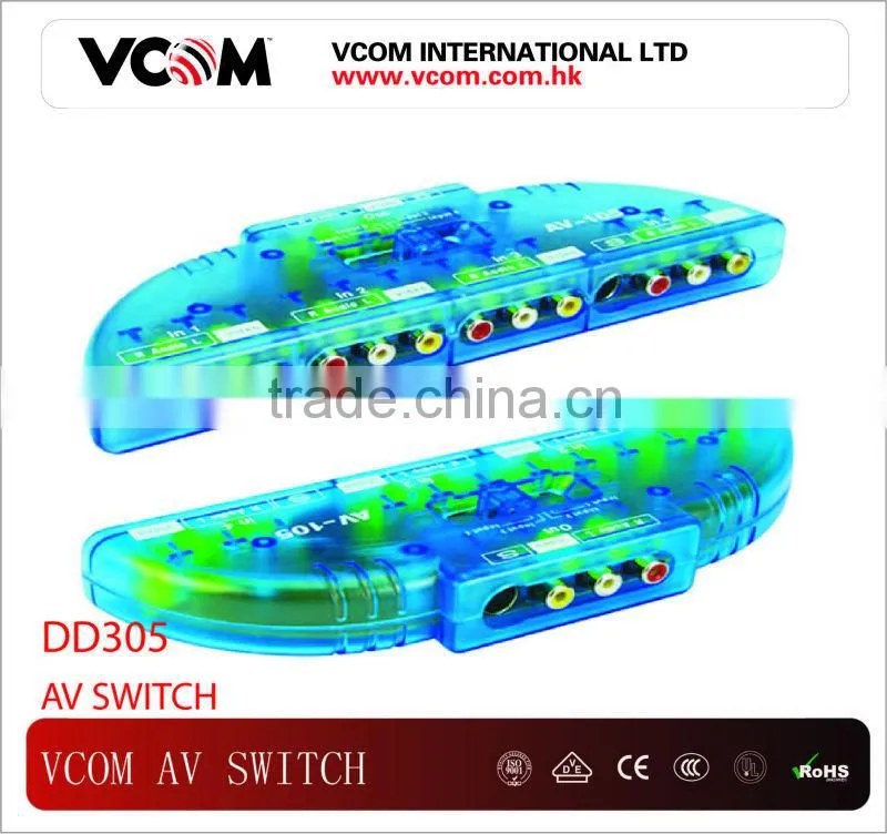 2013 VCOM 1~5 high quality AV Switch