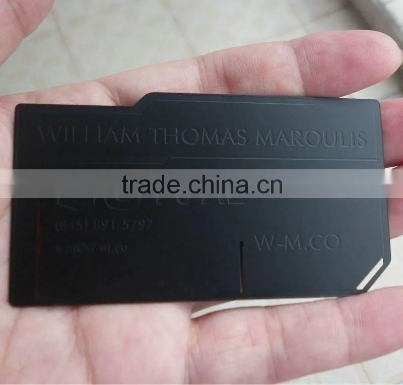 High Standard Mirror Effect Business Metal Card