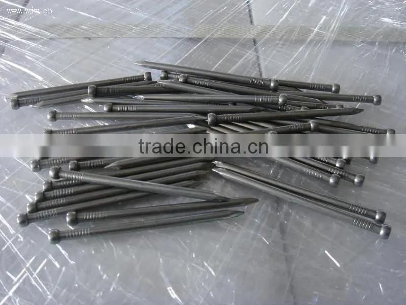 50*2.8mm and 75*3.7mm polished and galvanized bullet head nails