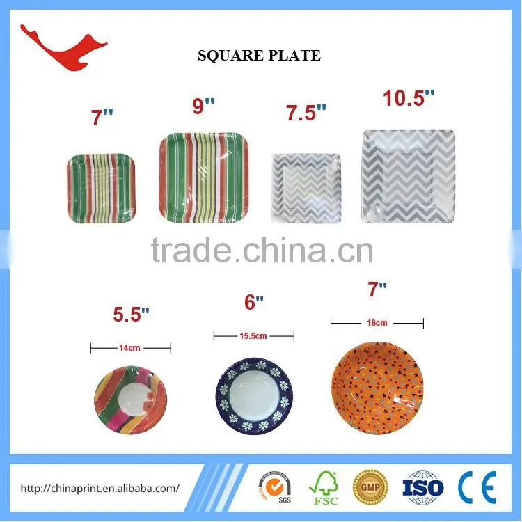 006 FSC material disposable foil bowl for party