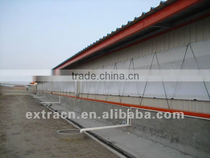 Curtain system for swine farm