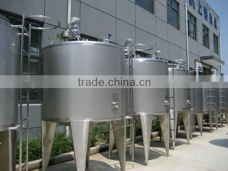 various size of milk storage tank