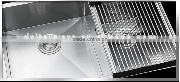 Luxury kitchen ware kitchen sink, stainless steel kitchen sink, hand made sink