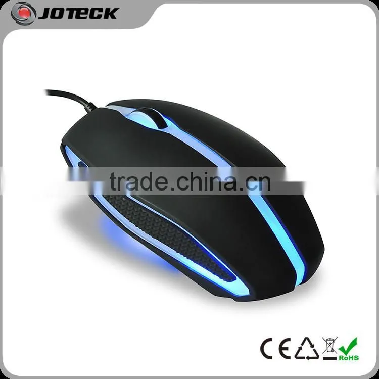 Small backlit 3d blue digit laptop mouse