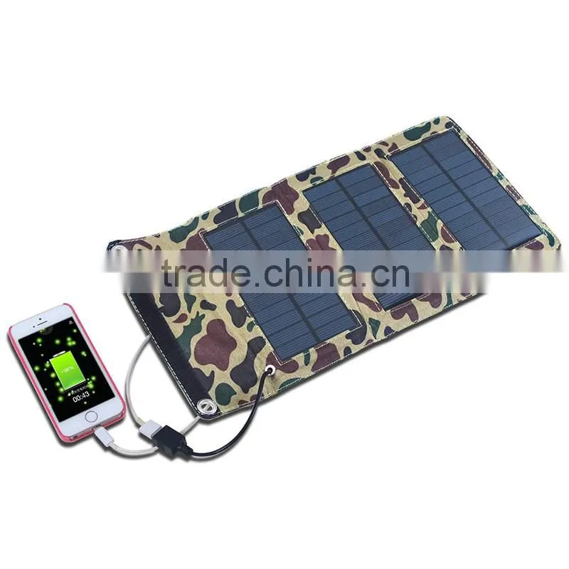 OEM 5W foldable solar charger for laptop /ipone