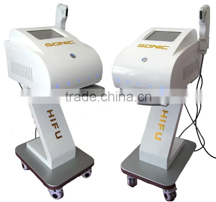 Portable High intensed Focused HIFU Ultrasonic anti-aging beauty machine USA quality HIFU slim last longer HIFU free side effect