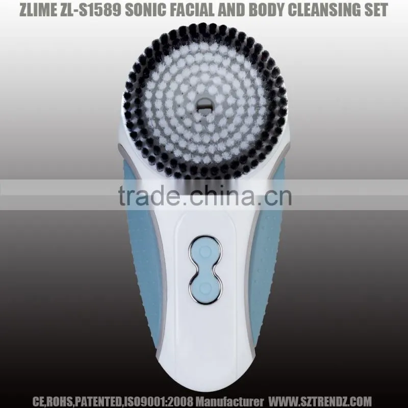 High Frequency Waterproof 2Clear Sonic Faciall Brush Machine