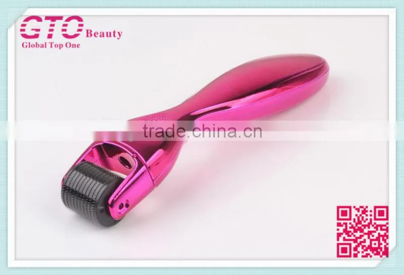 GTO hot sale hair loss treatment derma roller 600 with colorful roller handle