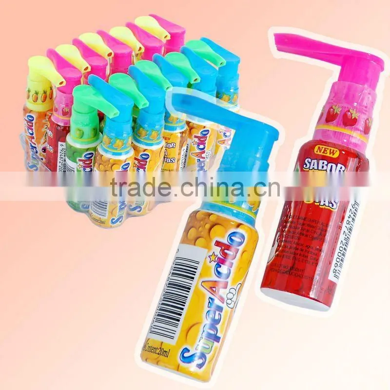 promotion kids sweet acido fruit spary candy