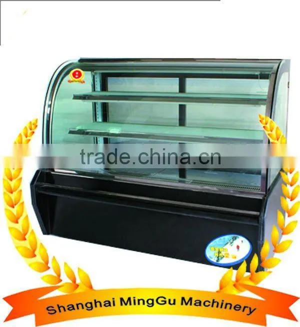Minggu cambered cake displayer(stainless steel/ISO9001/Manufaturer)