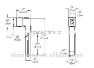 MR-FT-01 Customized ABS material proximity switch