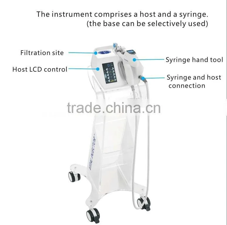2017 Newest meso injection gun korea for hyaluronic acid gel injection / mesotherapy gun with CE Certificate