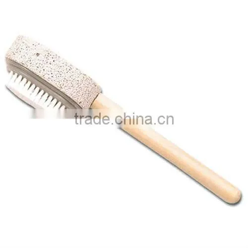 Wooden Bath Brush with Pumice