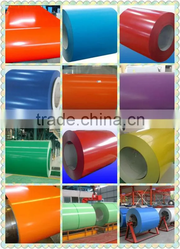 Color coated steel coil and sheet